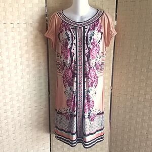 Womens NWOT Beige Midi Dress Size 6
